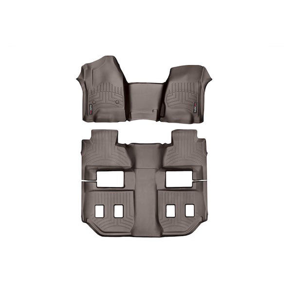 Front and Rear Floorliners - Over The Hump, 475431-476073